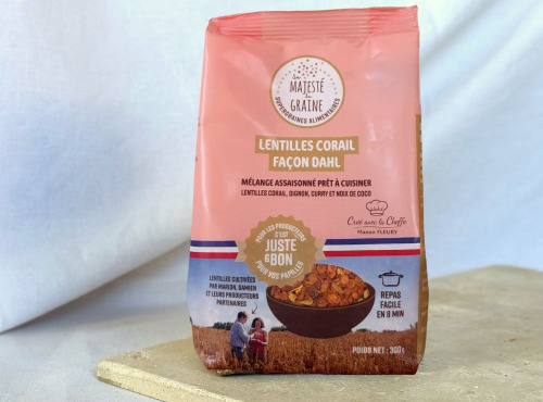 BERRY GRAINES - Mélange lentilles corail façon Dahl – sachets 300g x10
