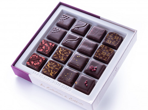 Maison Dufoux - Coffret chocolat 1 niveau: Les Fruités