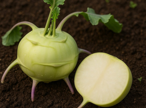 Nature et Saveurs - Ferme Aquaponique et Permacole Astérienne - Chou-rave blanc : intensité et finesse marcelou