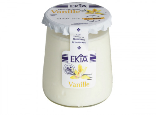 Bastidarra - Ekia - Yaourts Vanille pot verre - 4 Pots