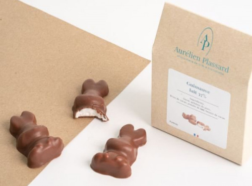 Aurélien Plassard Chocolatier - Lapin en guimauve lait 37%