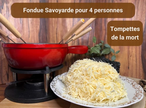 La Fermière - Fondue Savoyarde aux Trompettes de la Mort – 4 personnes