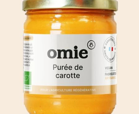 Omie - Purée de carottes de Charente bio - 380 g