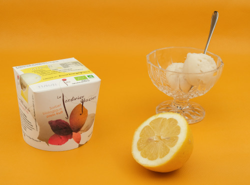 Le Jardinier Glacier - Sorbet Citron de Sicile avec zeste confit maison - 550ml