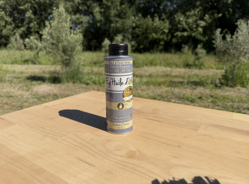 Le Moulin à Olives d’Éguilles - Huile d'Olive Olives Maturées - Cuvée Familiale - Bidon 250 mL