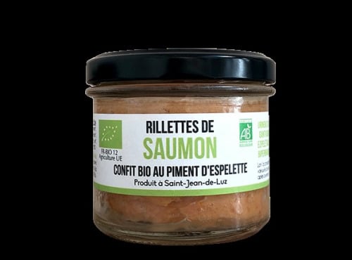 ONAKE - Le Fumoir du Pays Basque - Rillettes de Saumon confit au Piment d'Espelette - BIO