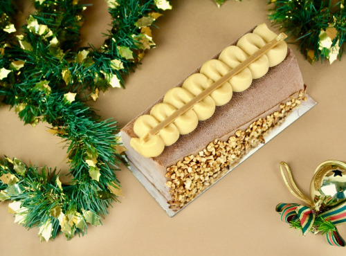 Sÿba - Glaces végétales - Bûche glacée végétale : caramel x chocolat