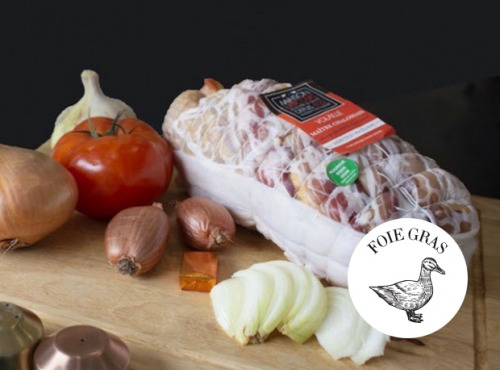 Maison Lascours - Rôti de canette farcie au foie gras 1700g