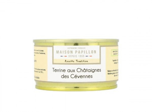 Maison PAPILLON - Artisan depuis 1955 - Terrine aux Chataîgnes des Cévennes 130g