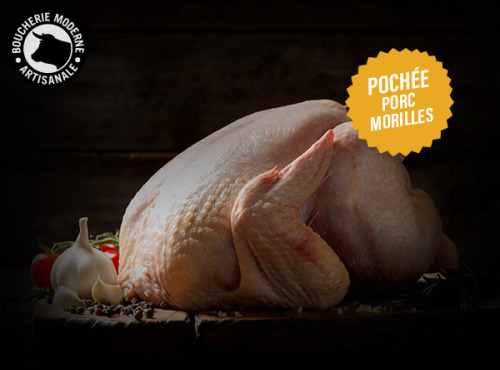 Boucherie Moderne - [Précommande] Dinde Farce PORC / Morilles POCHÉE
