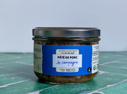 Au Bien Fait - Pâté de porc Le Campagne - 180g