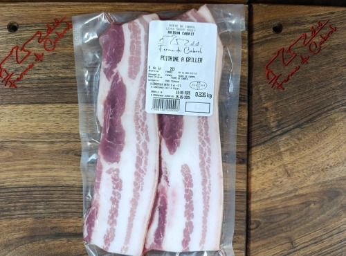 La Ferme de Cabrol - Poitrine tranchée 500g