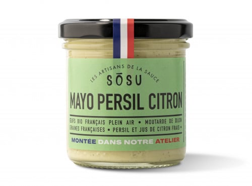 SÒSU, les Artisans de la Sauce - Mayonnaise persil citron lot de 9 x140g