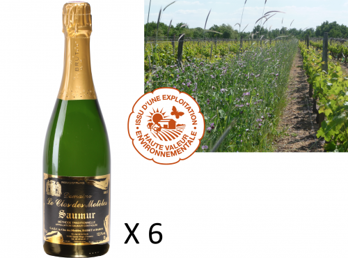 Château de Belleville Maison Baron - Aoc Saumur Brut. 6 Bouteilles