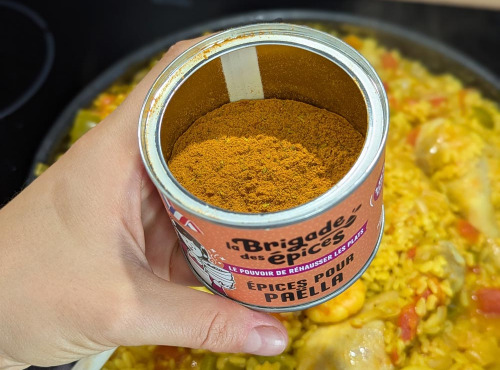La Brigade des Epices - Épices pour paëlla au safran (3,2%) - 40g