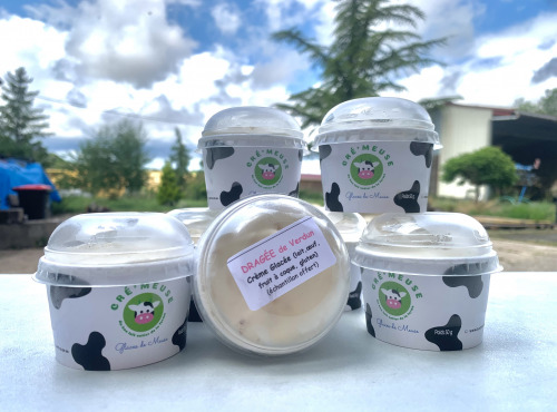 Glaces de Meuse - Coffret MINI POTS "Dragée de Verdun" x 8 (-20 % !!)