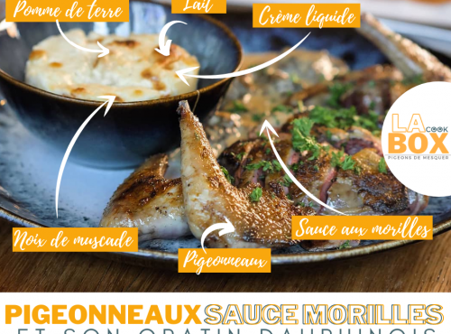 Les Pigeons de Mesquer - Cook Box Pour Un - Pigeonneau Aux Morilles