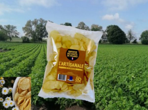 SO CHiPS - Chips L’Artisanale Sel de Noirmoutier 20x125g • Label Qualité Artisan