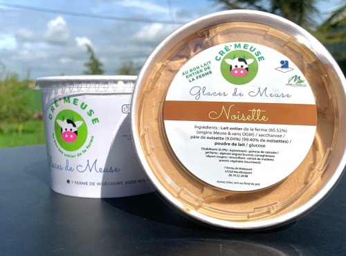 Glaces de Meuse - Crème Glacée Noisette 360g