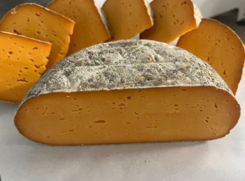 La Ferme du Val Vermand - Mimolette de chèvre « Le Molet » 320g