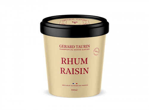 GT Designer Glacier - Glace Rhum Raisin 80ml