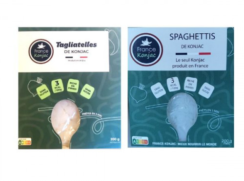 France-Konjac - PACK 6 Duo BIO : Spaghettis et Tagliatelles de konjac 1,2kg