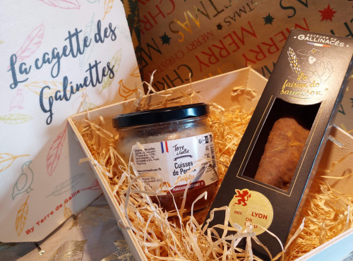 Terre de Gallie - DUO LA CAGETTE DES GALLINETTES CONFITS DE CUISSES DE PERDRIX ET SAUCISSON