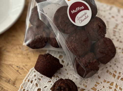 Les amandes et olives du Mont Bouquet - Muffins Amandes-Chocolat