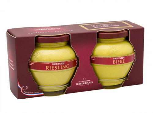 Domaine des Terres Rouges - Coffret Duo de moutarde - 400g