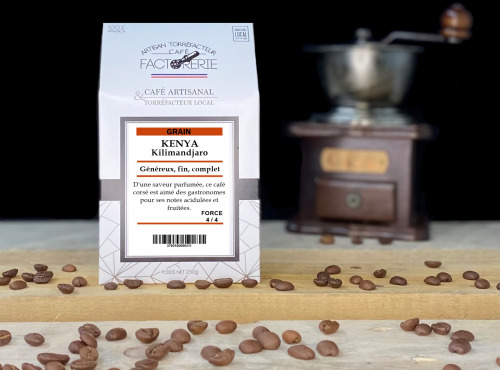 Cafés Factorerie - Café Kenya Kilimandjaro GRAIN - 250g