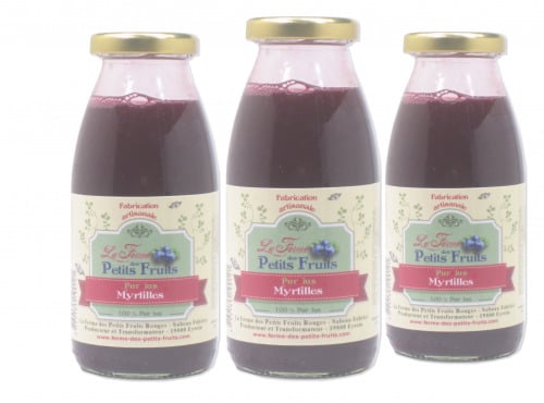 La Ferme des petits fruits - Offre De 3 Jus De Myrtilles