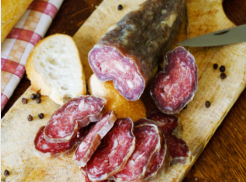 La ferme d'Enjacquet - Saucisson De Boeuf Et Porc Noir Gascon