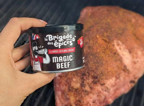 La Brigade des Epices - MAGIC BEEF - Assaisonnement pour le bœuf - Baies roses, ail et romarin - 100g