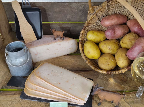 Boutique Boisette - Fromage à raclette de chèvre saveur moutarde 200g