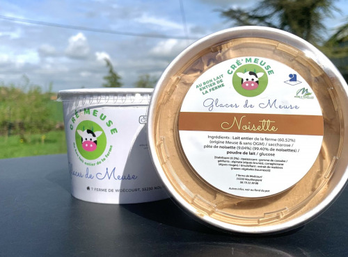 Glaces de Meuse - Crème Glacée "Noisette" - 360g