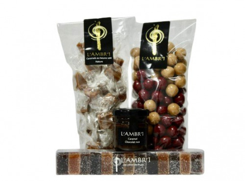 L'AMBR'1 Caramels et Gourmandises - Coffret Cadeau Joyeuses Fêtes