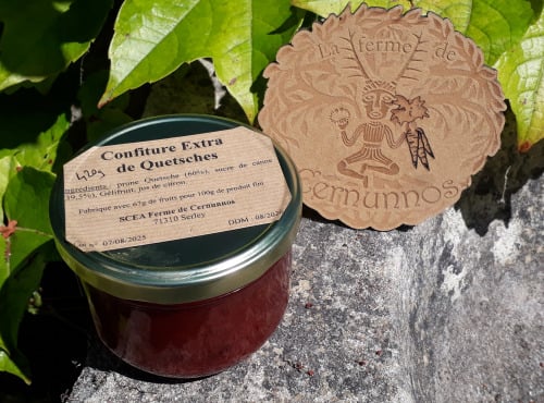 Ferme de Cernunnos - Confiture Extra de Quetsches - 420g