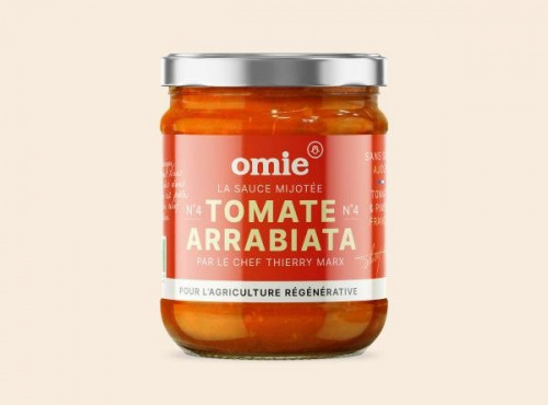 Omie - Sauce arrabbiata bio - tomates et piment de Provence - 190 g