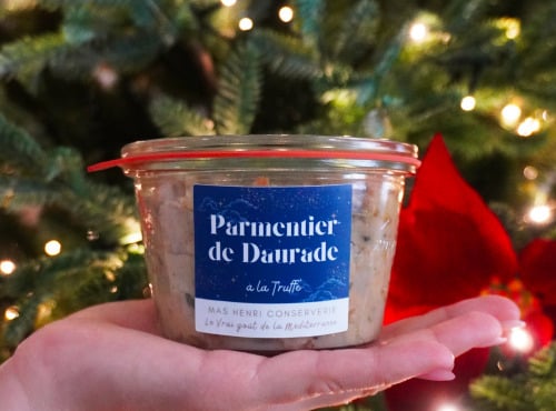 Mas Henri - Recette de Noël Parmentier de Daurade à la Truffe