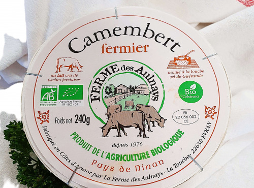 Ferme de la Paumerais - CAMEMBERT FERMIER BIO - 240 Gr