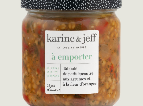 Karine & Jeff - Taboulé de petit épeautre aux agrumes et fleur d'oranger 6x320g