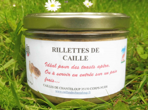 Cailles de Chanteloup - Rillettes De Cailles 190gr