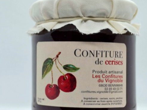 Maison Schmid - Confiture Cerises - Les Confitures du Vignoble