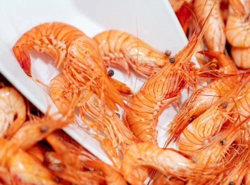 Poissonnerie La Piriacaise - crevettes roses de pays cuites