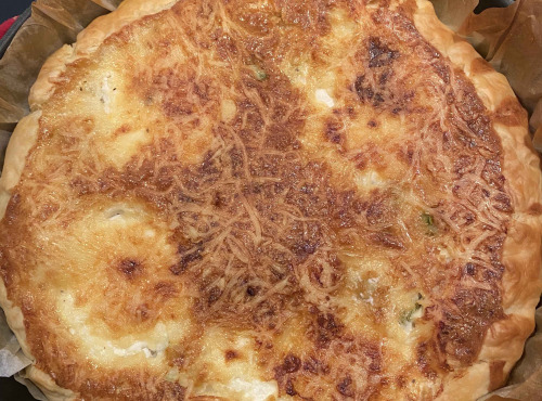 Ferme Sinsac - Tarte aux courgettes, tomates et chèvre pour 8 personnes