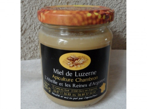 SCEA Apiculture Chambron L'Abeille et les reines d'Argonne - Miel De Luzerne 250g