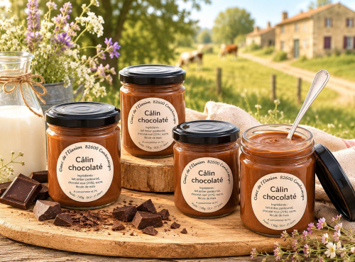 Gaec de l'Elanion - Crème Chocolat : Câlin Chocolat x4