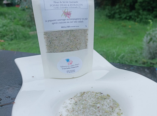 Rébecca les Jolies Fleurs - Fleur de sel : Poivre d'eau et Estragon