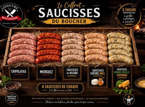 Boucherie Lefeuvre - Colis saucisses signature