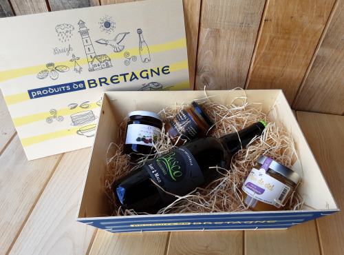 Gourmets de l'Ouest - Coffret cadeau de St-Malo - Bière bio et délices sucrés